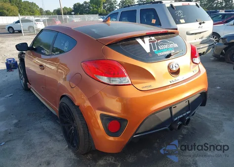 2016 Hyundai Veloster Turbo from USA, damaged, VIN KMHTC6AE9GU258792